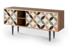 Mueble de TV - 150х69х41 cm - T5 - Butterfly Effect, Nogueira^ Móvel De Tv