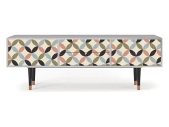 Móvel De Tv* Mueble de TV - 170х59х48 cm - T4 - Butterfly Effect, Cinza Cinzento