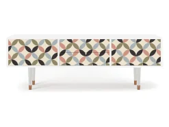 Móvel De Tv| Mueble de TV - 170х59х48 cm - T4 - Butterfly Effect, Branco Bege