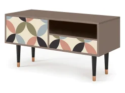 Móvel De Tv* Mueble de TV - 115х59х48 cm - T3 - Butterfly Effect, Latte Bege