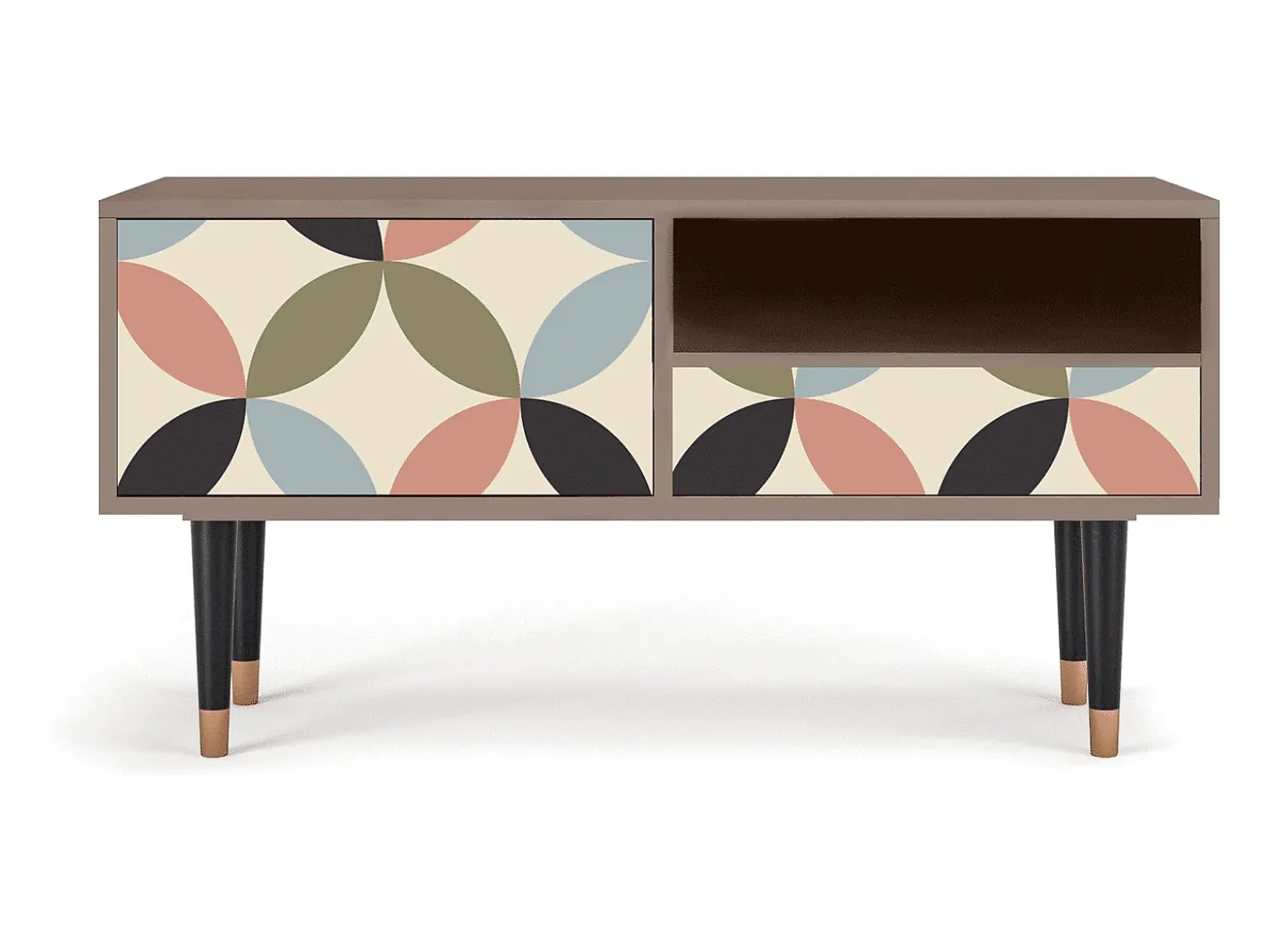 Móvel De Tv* Mueble de TV - 115х59х48 cm - T3 - Butterfly Effect, Latte Bege