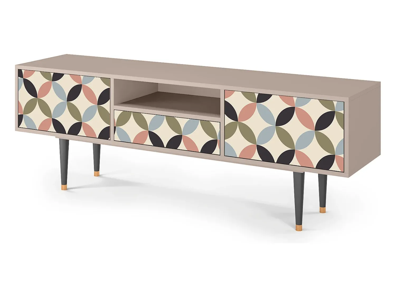Mueble de TV - 170х59х41 cm - T6 - Butterfly Effect, Areia^ Móvel De Tv