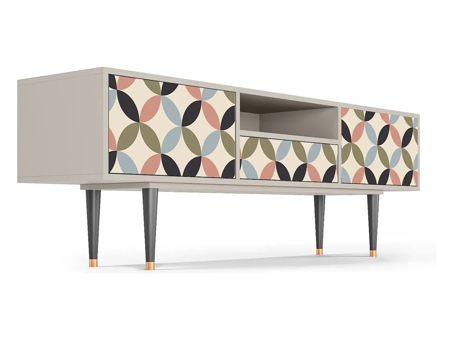 Mueble de TV - 170х59х41 cm - T6 - Butterfly Effect, Areia^ Móvel De Tv