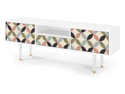 Mueble de TV - 170х59х41 cm - T6 - Butterfly Effect, Branco^ Móvel De Tv