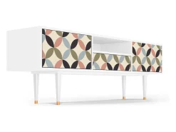 Mueble de TV - 170х59х41 cm - T6 - Butterfly Effect, Branco^ Móvel De Tv