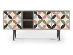 Móvel De Tv| Mueble de TV - 150х69х41 cm - T5 - Butterfly Effect, Areia Bege
