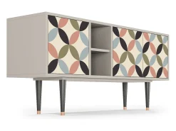 Móvel De Tv| Mueble de TV - 150х69х41 cm - T5 - Butterfly Effect, Areia Bege