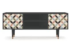 Móvel De Tv| Mueble de TV - 170х69х48 cm - T2 - Butterfly Effect, Antracite Cinza antracite
