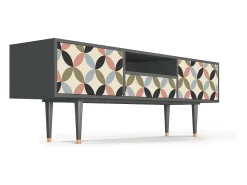 Mueble de TV - 170х59х41 cm - T6 - Butterfly Effect, Antracite^ Móvel De Tv