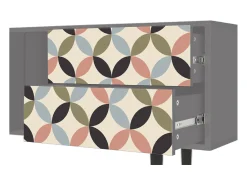 Mueble de TV - 170х69х48 cm - T1 - Butterfly Effect, Cinza Cinzento