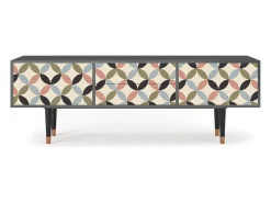 Móvel De Tv| Mueble de TV - 170х59х48 cm - T4 - Butterfly Effect, Antracite Cinza antracite