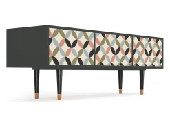 Móvel De Tv| Mueble de TV - 170х59х48 cm - T4 - Butterfly Effect, Antracite Cinza antracite
