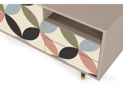 Outlet Mueble de TV - 125х56х41 cm - T7 - Butterfly Effect, Latte Bege