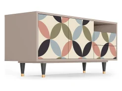 Outlet Mueble de TV - 125х56х41 cm - T7 - Butterfly Effect, Latte Bege