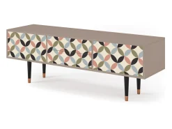 New Mueble de TV - 170х59х48 cm - T4 - Butterfly Effect, Latte Bege