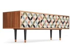 New Mueble de TV - 170х59х48 cm - T4 - Butterfly Effect, Nogueira Castanho