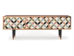 New Mueble de TV - 170х59х48 cm - T4 - Butterfly Effect, Nogueira Castanho