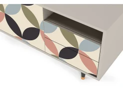 Mueble de TV - 125х56х41 cm - T7 - Butterfly Effect, Areia^ Móvel De Tv
