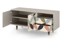 Mueble de TV - 125х56х41 cm - T7 - Butterfly Effect, Areia^ Móvel De Tv
