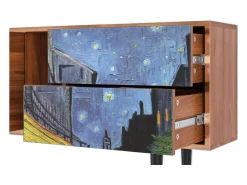 Mueble de TV - 170х69х48 cm - T1 - Café Terrace at Night, Nogueira^ Móvel De Tv