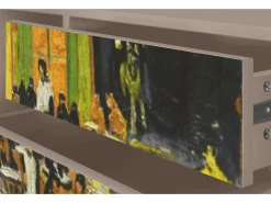 Mueble de TV - 170х59х48 cm - T4 - Café Terrace at Night, Latte^ Móvel De Tv