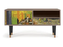 Mueble de TV - 115х59х48 cm - T3 - Café Terrace at Night, Latte^ Móvel De Tv