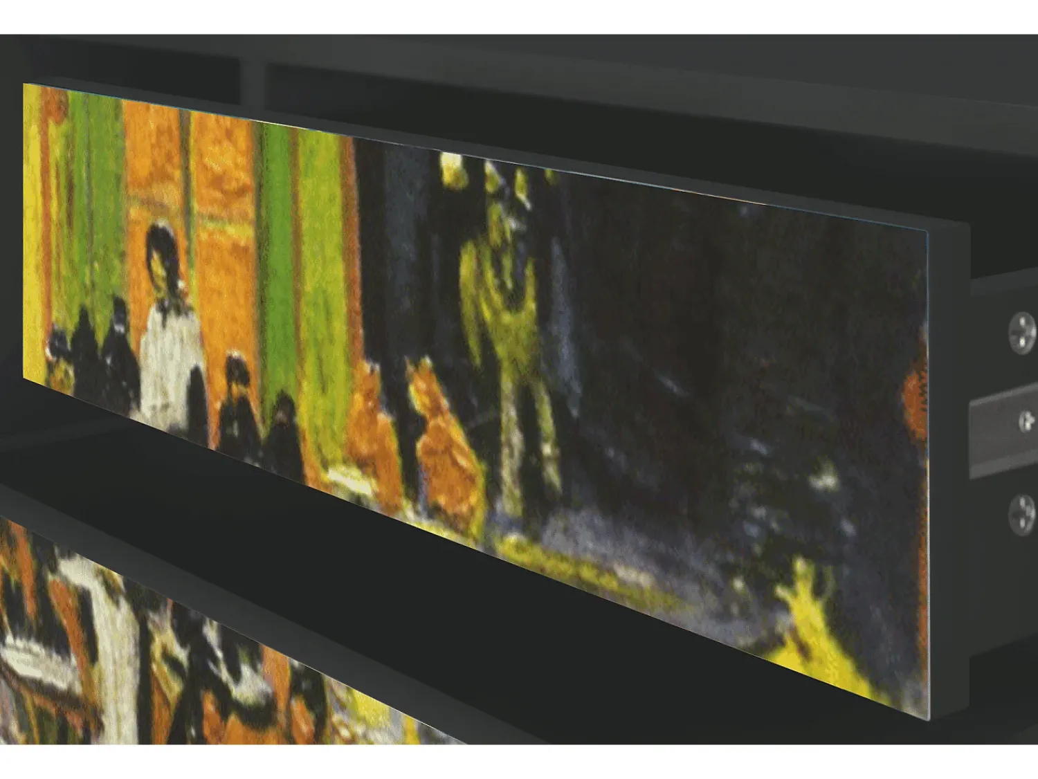 Mueble de TV - 170х59х48 cm - T4 - Café Terrace at Night, Antracite^ Móvel De Tv
