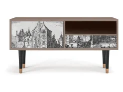 Móvel De Tv| Mueble de TV - 115х59х48 cm - T3 - Castle by Breugel, Latte Bege