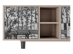 Mueble de TV - 150х69х41 cm - T5 - Castle by Breugel, Latte^ Móvel De Tv