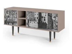 Mueble de TV - 150х69х41 cm - T5 - Castle by Breugel, Latte^ Móvel De Tv