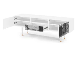 Móvel De Tv| Mueble de TV - 170х59х41 cm - T6 - Castle by Breugel, Branco Bege
