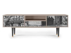 Mueble de TV - 170х59х41 cm - T6 - Castle by Breugel, Latte^ Móvel De Tv