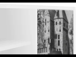 Mueble de TV - 170х69х48 cm - T2 - Castle with Bridge, Branco^ Móvel De Tv
