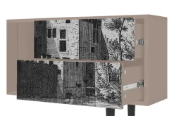 Móvel De Tv| Mueble de TV - 170х69х48 cm - T1 - Castle with Bridge, Latte Bege