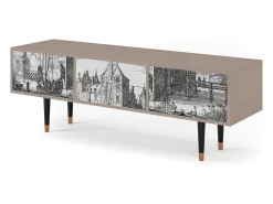 Online Mueble de TV - 170х59х48 cm - T4 - Castle by Breugel, Latte Bege