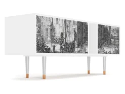 Móvel De Tv| Mueble de TV - 170х69х48 cm - T1 - Castle by Breugel, Branco Bege