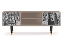 Mueble de TV - 170х69х48 cm - T2 - Castle with Bridge, Latte^ Móvel De Tv