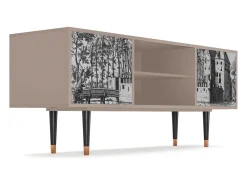 Mueble de TV - 170х69х48 cm - T2 - Castle with Bridge, Latte^ Móvel De Tv