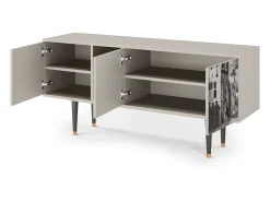 Mueble de TV - 150х69х41 cm - T5 - Castle by Breugel, Areia Bege
