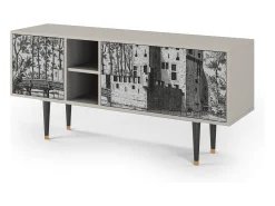 Mueble de TV - 150х69х41 cm - T5 - Castle by Breugel, Areia Bege