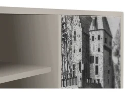 Móvel De Tv* Mueble de TV - 170х69х48 cm - T2 - Castle with Bridge, Areia Bege