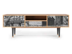 Discount Mueble de TV - 170х59х41 cm - T6 - Castle by Breugel, Nogueira Castanho
