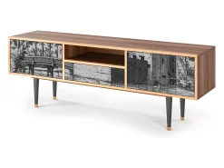 Discount Mueble de TV - 170х59х41 cm - T6 - Castle by Breugel, Nogueira Castanho
