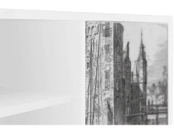 Móvel De Tv| Mueble de TV - 170х69х48 cm - T2 - Castle by Breugel, Branco Bege