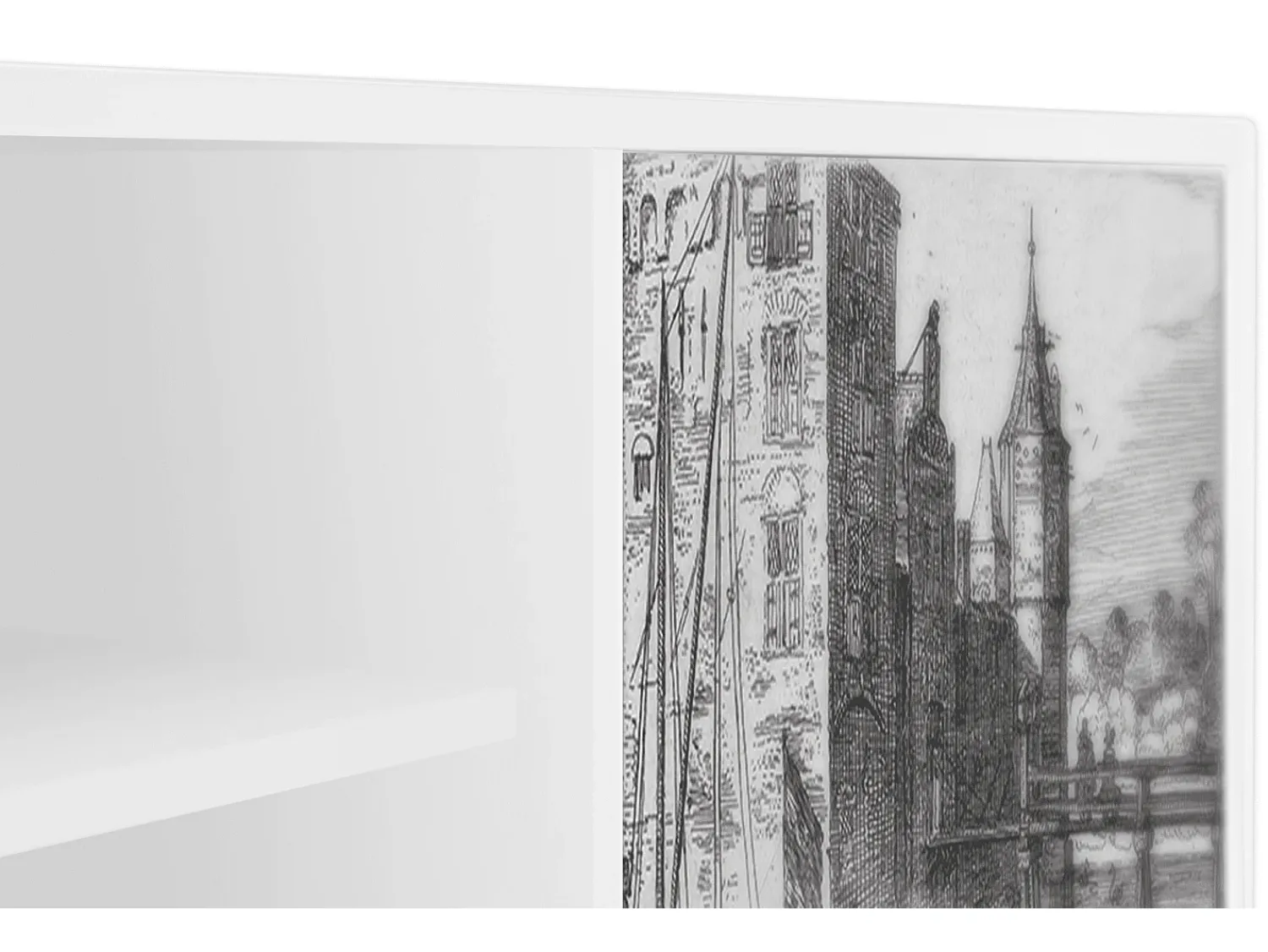 Móvel De Tv| Mueble de TV - 170х69х48 cm - T2 - Castle by Breugel, Branco Bege