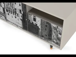 Móvel De Tv* Mueble de TV - 125х56х41 cm - T7 - Castle by Breugel, Areia Bege