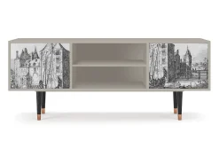 Móvel De Tv| Mueble de TV - 170х69х48 cm - T2 - Castle by Breugel, Areia Bege