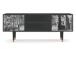 Mueble de TV - 170х69х48 cm - T2 - Castle with Bridge, Antracite^ Móvel De Tv