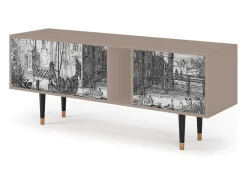 Mueble de TV - 170х69х48 cm - T1 - Castle by Breugel, Latte^ Móvel De Tv