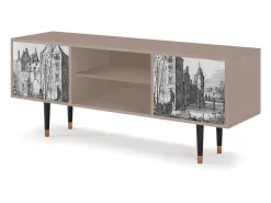 Hot Mueble de TV - 170х69х48 cm - T2 - Castle by Breugel, Latte Bege